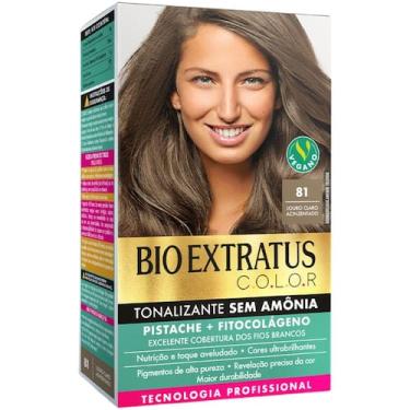 Imagem de Tonalizante Bio Extratus 81 Louro Claro Acinzentado Tecnologia Profiss