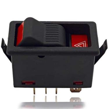 Imagem de Botão Do Pisca Alerta 8 Terminais Ford Caminhões Cargo C 815 Voltagem: