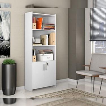 Imagem de Armário Multiuso 2 Portas com Chave e Prateleiras Notável