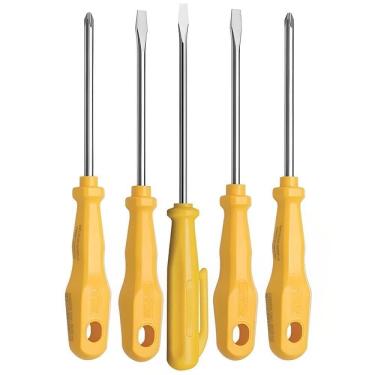 Imagem de Jogo De Chaves De Fenda E Philips Amarelo Com 6 Peças - 41516506 - Tramontina Jogo De Chaves De Fenda 06pcs Tramontina