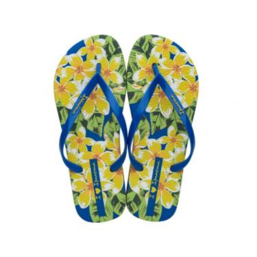 Imagem de Chinelo Feminino Ipanema Ilove Floral Azul Amarelo