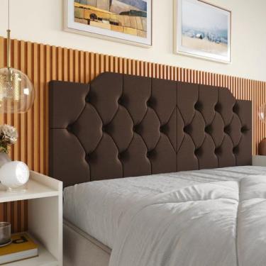 Imagem de Cabeceira Cama Queen Painel Dobravel Quarto Estiloso Retro - Casa Roma