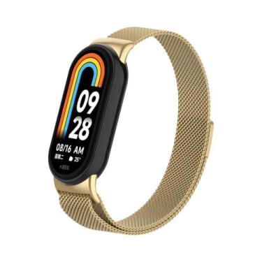 Imagem de Pulseira Magnética De Metal Para Xiaomi Band 9/8 Com Laço Milanês Inte