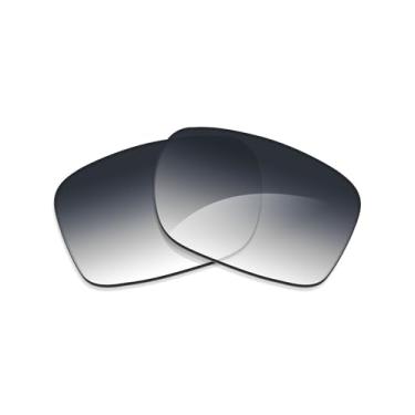 Imagem de Alphax Lentes de reposição cinza gradiente não polarizadas para óculos de sol Spy Optic Spritzer