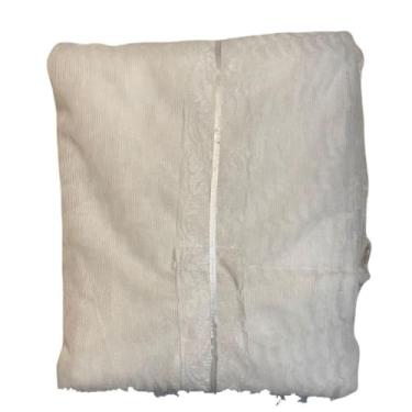 Imagem de Mosquiteiro Completo Casal/Queen com Armação Volta ao Mundo – Anti Mosquito Luxo, Renda Delicada, Suporte Fixo(Branco,Casal)