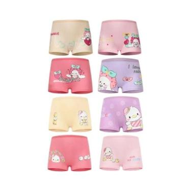 Imagem de Calcinhas De Algodão Para Meninas Com Estampa De Unicórnio, Pacote Com
