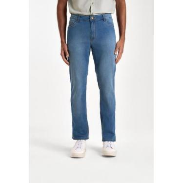 Imagem de Calca Docthos Slim Jeans Escuro T-400, 165 jeans escuro, 46