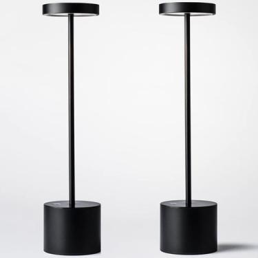 Imagem de Candeeiros de mesa SAKRINGT LED recarregáveis sem fio, pacote com 2 un