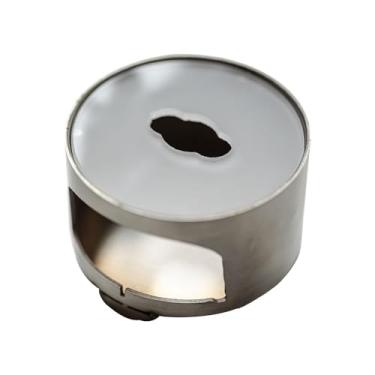 Imagem de MotiveTech Base aquecedora para bule de chá, compatível com a maioria dos bules, diâmetro estável de 8,9 cm (3,5"), ideal para churrascos, uso interno e, 8.9 X 8.9 X 5.5 Cm