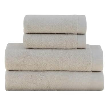 Imagem de Toalha Banhão Algodão Macia, Felpudas para Uso no Banho e no Rosto(Palha)