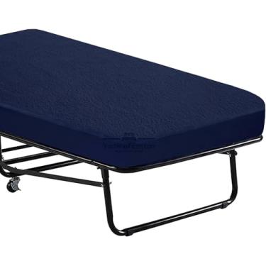 Imagem de Protetor de colchão de berço 76,2 cm x 190,5 cm, impermeável, macio e silencioso, perfeito para sofá-cama 76,2 x 190,5 cm, colchão/solteiro estreito/tamanho de berço/beliche de trailer/berço de