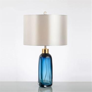 Imagem de Luminária de mesa contemporânea de luxo com LED, estilo nórdico, para sala de estar, quarto, escritório, casa de campo ou hotel, com design criativo e decorativo (Estilo 28)