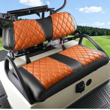 Imagem de Panglong Conjunto de capas de assento de diamante marrom Club Car, adequado para carrinho de golfe DS de 2000,5