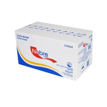 Imagem de Papel Interfolha 100% celulose 22,5x21cm 2 dobras folha dupla Nobre co
