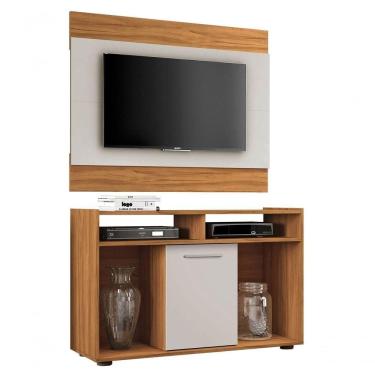 Imagem de Rack Com Painel Show Freijó Com Off White - Notável