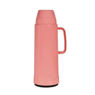 Imagem de Garrafa Termica Mor Use 1 Litro Ampola de Vidro Pessego 25100538