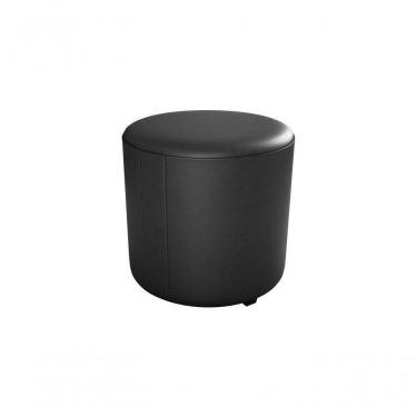 Imagem de Puff Decorativo Sala Descando Copenhage Premium Sintetico Preto Matrix