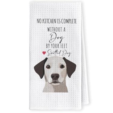Imagem de LKETW Toalhas de cozinha dálmata engraçadas - presentes dálmatas para mulheres, toalha de mão para amantes de cães, mãe, pai, dono, presentes para mulheres, presente para amantes de animais de