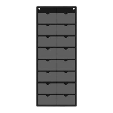 Imagem de SiaBiced Calendário de Bolso para Sala de Aula, em Branco, para Pendurar e Organizar, Calendário Mensal Versátil para Materiais Escolares, Educação Infantil e, Preto