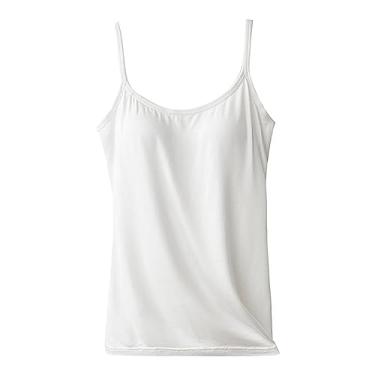 Imagem de regata com sutiã embutido | ioga treino - Camisa corrida, regatas atléticas, camisola com alça ajustável, camisola atlética Hoghaki