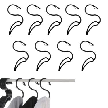 Imagem de Cabides organizadores de armário – cabides com capuz, suporte de carga, organização de armazenamento doméstico, suporte de roupas, para guarda-roupa, interior, casa, apartamento, dormitório