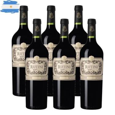 Imagem de Vinho Tinto Argentino Rutini Malbec 750ml, caixa com 6 unidade - Angel