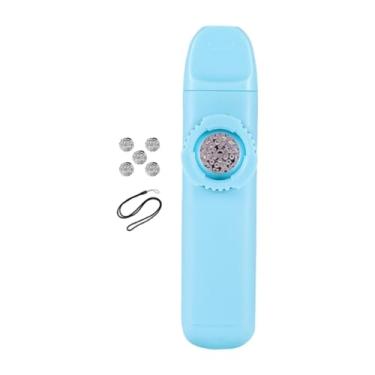 Imagem de Generic Kazoo com 5 Membranas Extras E Alça para O Pescoço. Afinação Ajustável. Fácil de Aprender. Ideal para Festas, Azul