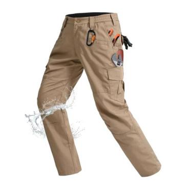 Imagem de Pantalones Cargo Tácticos Ripstop Resistentes al Agua Rapoo 34W x 30L