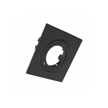 Imagem de Spot Embutir MR11 Direcionável Quadrado Plano Preto