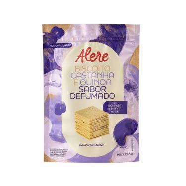 Imagem de Biscoito Gourmet Vegano Castanha e Quinoa Alere 70g