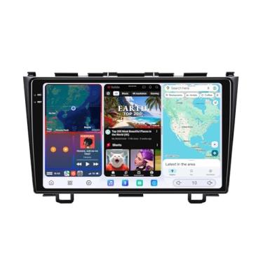 Imagem de JOYING Rádio para Honda CRV 2007-2011 com carpaly sem fio e Android Auto, tela sensível ao toque QLED 2K de 9,5 polegadas, Android 13, estéreo, 12 GB + 256 GB com link espelhado, AM/FM, GPS, Bluetooth