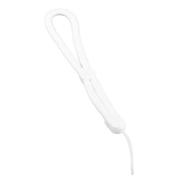 Imagem de Cryfokt Correia Ajustável da Correia de Pulso da Mão Câmera do Poliéster para o Chaveiro Instantâneo Movimentação de USB do Telefone Câmera (Branco)