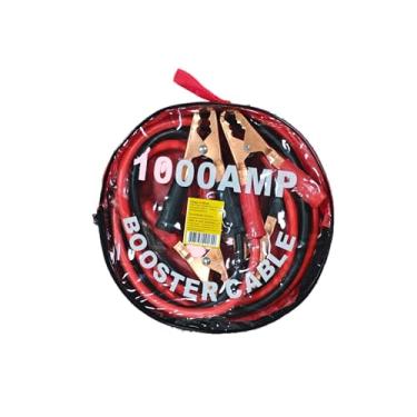 Imagem de Cabo Para Bateria 1000 Amperes Reforçado Cabo Auxiliar de Partida Cabo Chupeta Carro Moto Camionete cabo transferência de energia bateria