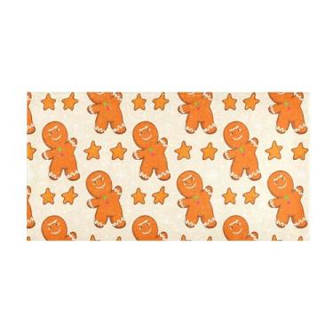 Imagem de Burbuja Tapete de corrida masculino de pelúcia antiderrapante tapete de cozinha para corredor, quarto, sala de estar, decoração de entrada, lavável na máquina, 51 x 99 cm