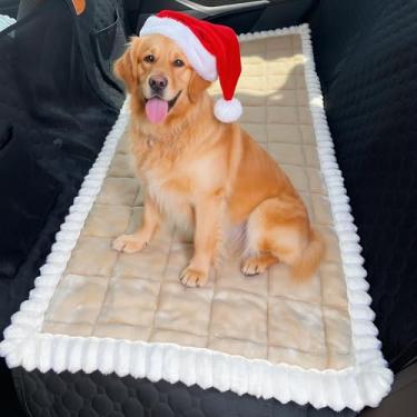 Imagem de WTHAVEN Capa de assento de carro para banco traseiro, cama de cachorro para carro, adequada para extensores de banco traseiro, protetor de assento de carro, antiderrapante, macio, durável para carros