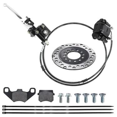 Imagem de PRO BAT Conjunto de pinça de cilindro mestre de freio hidráulico a disco dianteiro, DHBS007Black