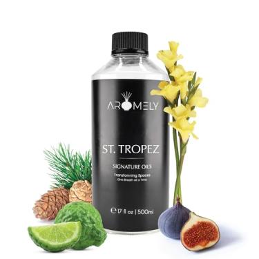 Imagem de St Tropez: Inspired by Edition Hotel - Aromely Hotel Selection Difusor de Óleo - Fragrância de Hotéis 5 Estrelas - Notas Luxuosas de Figo Preto, Bergamota, Limão, Frésia e Âmbar (500 ml)