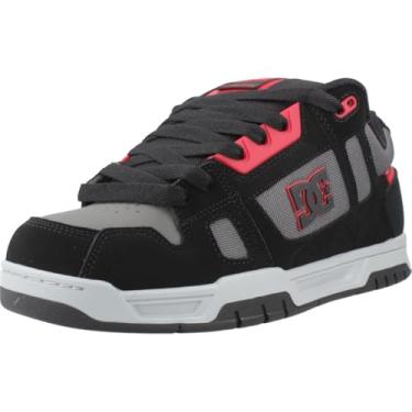 Imagem de DC Tênis de skate masculino Pure, Preto/cinza/vermelho, 38