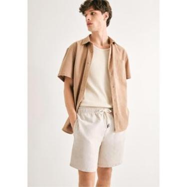 Imagem de Shorts Masculino Fio Tinto Com Linho-Masculino