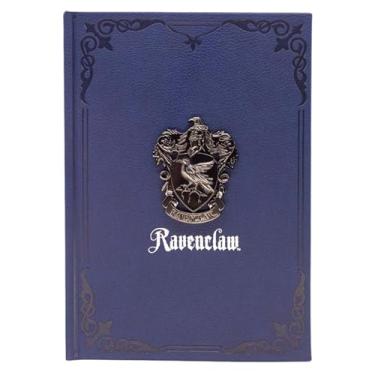 Imagem de Zonacriativa - Caderno de Anotações Harry Potter Corvinal 21x15cm | Capa com aplique de brasão, ideal para anotações e estudos de magia e feitiços
