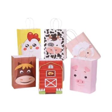 Imagem de Suprimentos Para Festa De Aniversário De Crianças Com Tema De Fazenda,