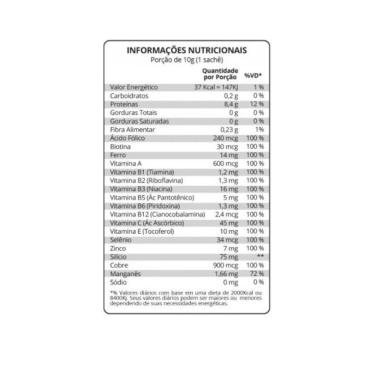 Imagem de Colágeno Hidrolisado 2 Em 1 (30 Sachês De 10g) - Sabor: Original