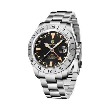 Imagem de Relógio Automático Mecânico Masculino PAGANI DESIGN GMT 2024 Em Aço In