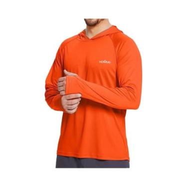 Imagem de Camiseta Com Capuz Masculina Leve De Secagem Rápida Com Proteção Solar