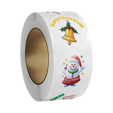 Imagem de 500PCS Adesivos De Feliz Natal Para Presentes DIY, Embalagens De Confe