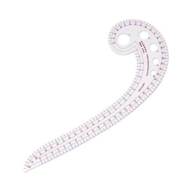 Imagem de Régua de costura curva francesa de plástico multifuncional Régua de cu