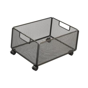 Imagem de Ｂｅｓｇａ Carrinho de Arquivos com Rodízios para Armazenamento Sob a Mesa, Organizador Móvel para Materiais de Escritório, Ideal para Quarto Infantil, M
