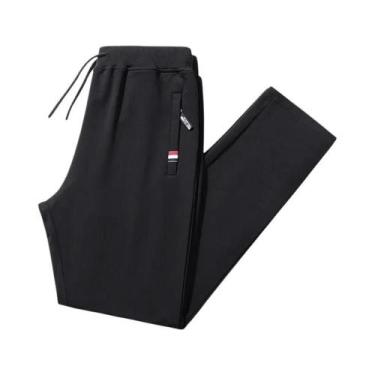 Imagem de Calças De Treino Masculinas 6XL 8XL, Ajuste Solto, Calças De Moletom D