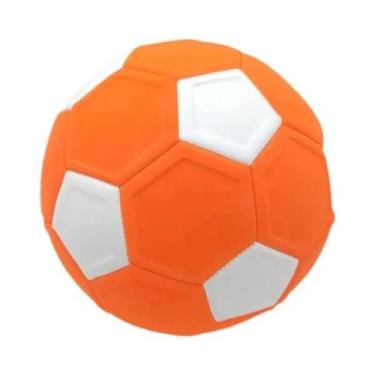 Imagem de Bola De Futebol Curva Laranja Tamanho 5 Para Treinamento Recreativo Ao