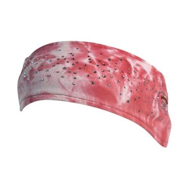 Imagem de Vaveren Faixa de cabeça para patinação artística, equipamento de treino respirável, antiderrapante e absorvente de suor para adultos, ideal para academia, Vermelho